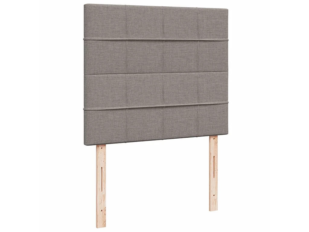 Boxspringbett mit Matratze Taupe 120x190 cm Stoff