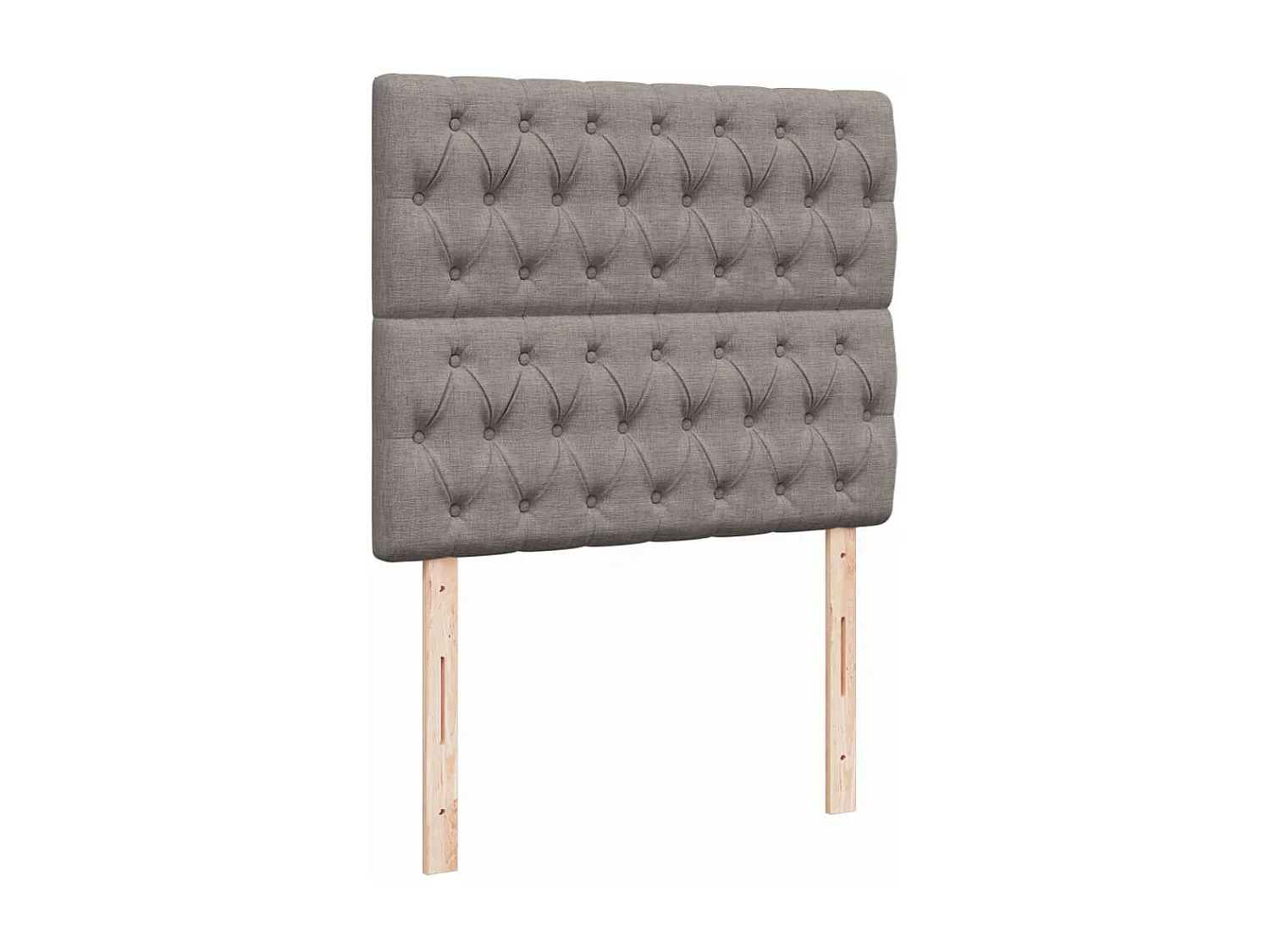 Boxspringbett mit Matratze Taupe 120x190 cm Stoff