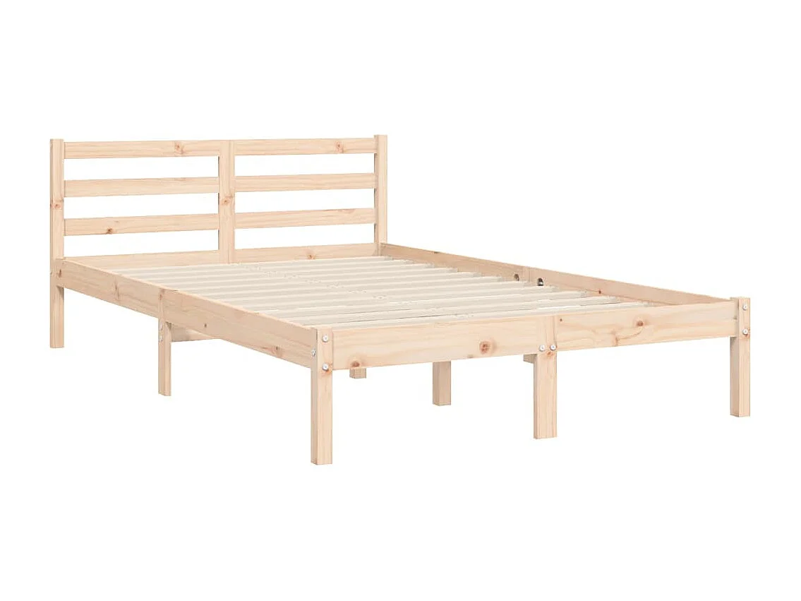 Cadre de lit sans matelas 120x200 cm bois massif