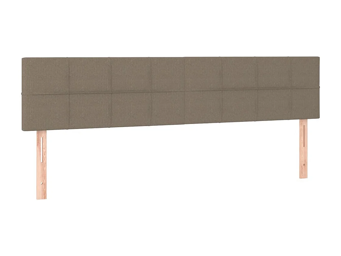 Boxspringbett mit Matratze Taupe 120x190 cm Stoff
