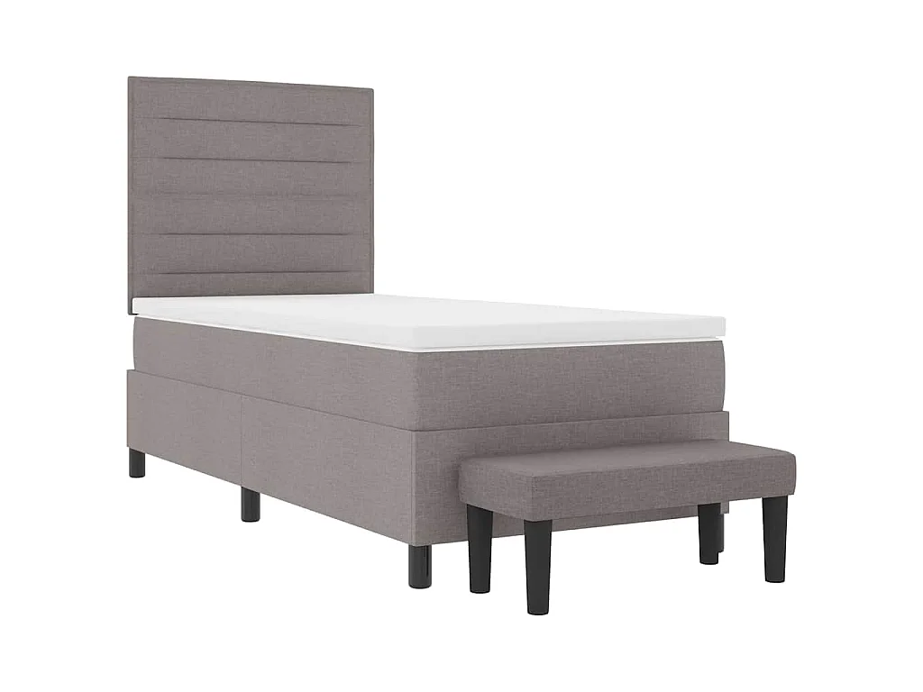 Letto a molle con testiera Talpa 100 x 200 cm Tessuto