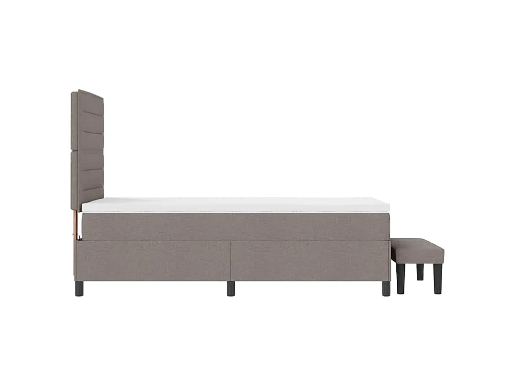 Letto a molle con testiera Talpa 100 x 200 cm Tessuto