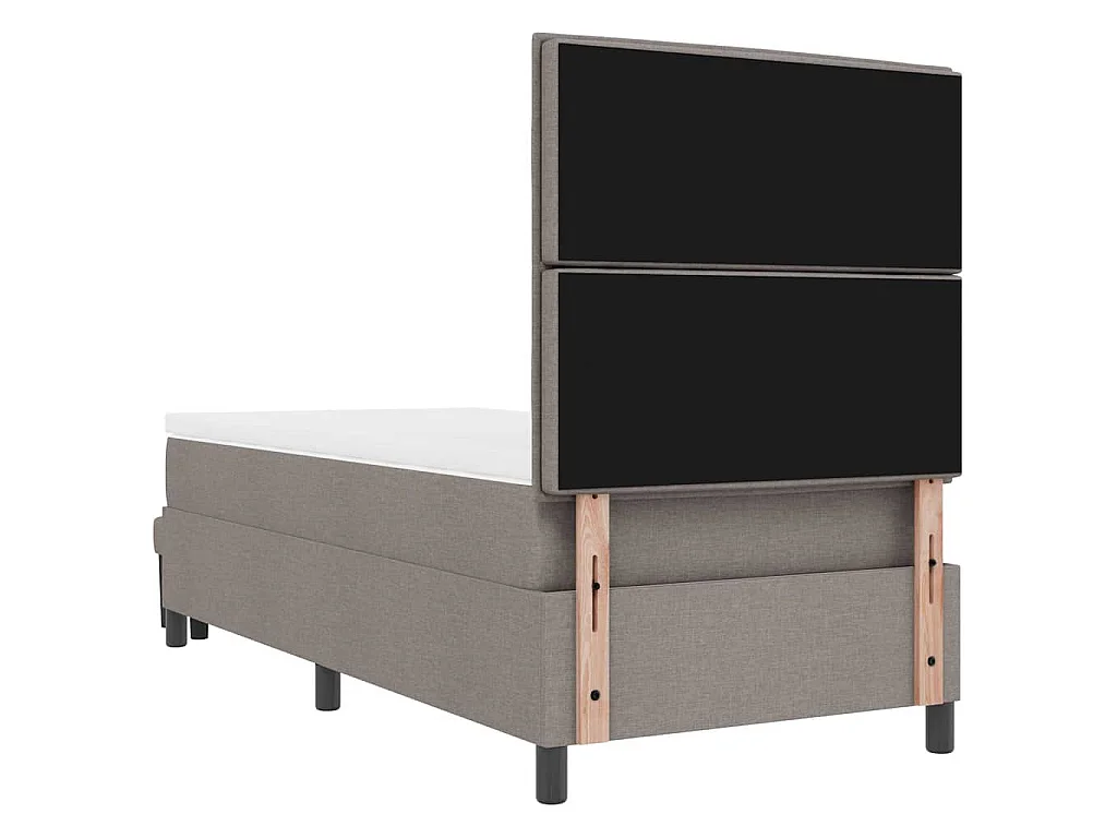 Letto a molle con testiera Talpa 100 x 200 cm Tessuto