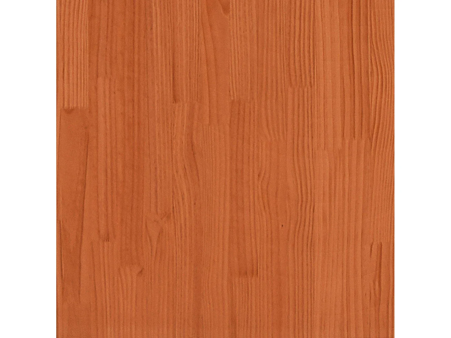 Bettrahmen Wachsbraun 100 x 200 cm Massives Kiefernholz