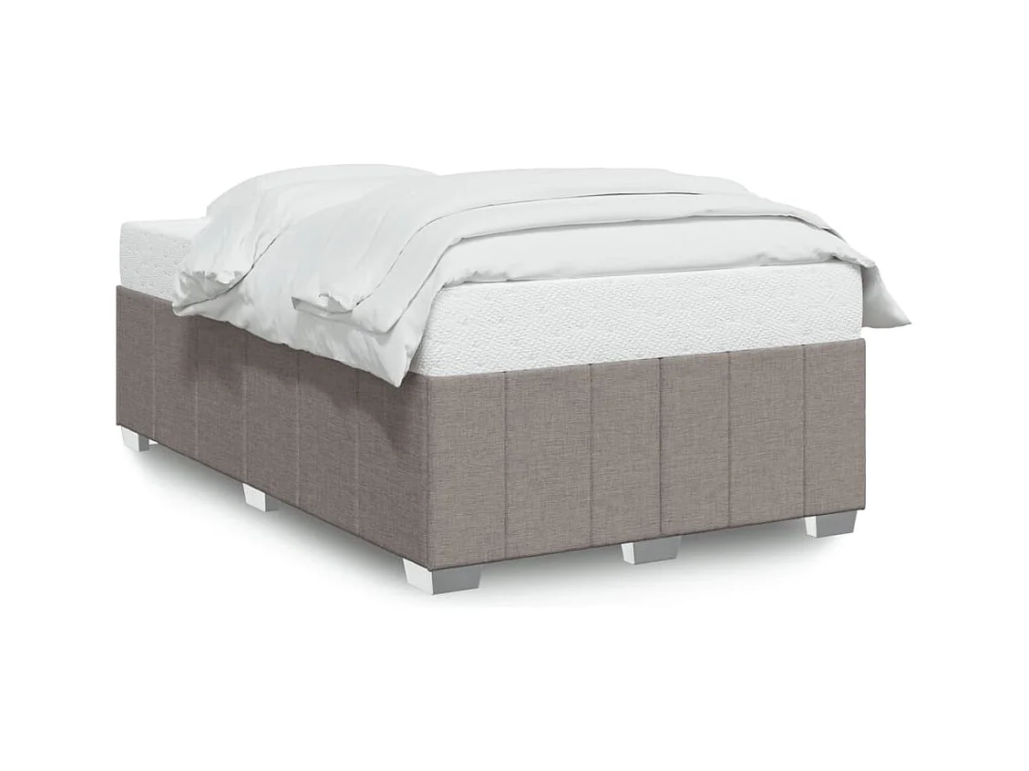 Bedframe zonder matras 120x190 cm stof taupe