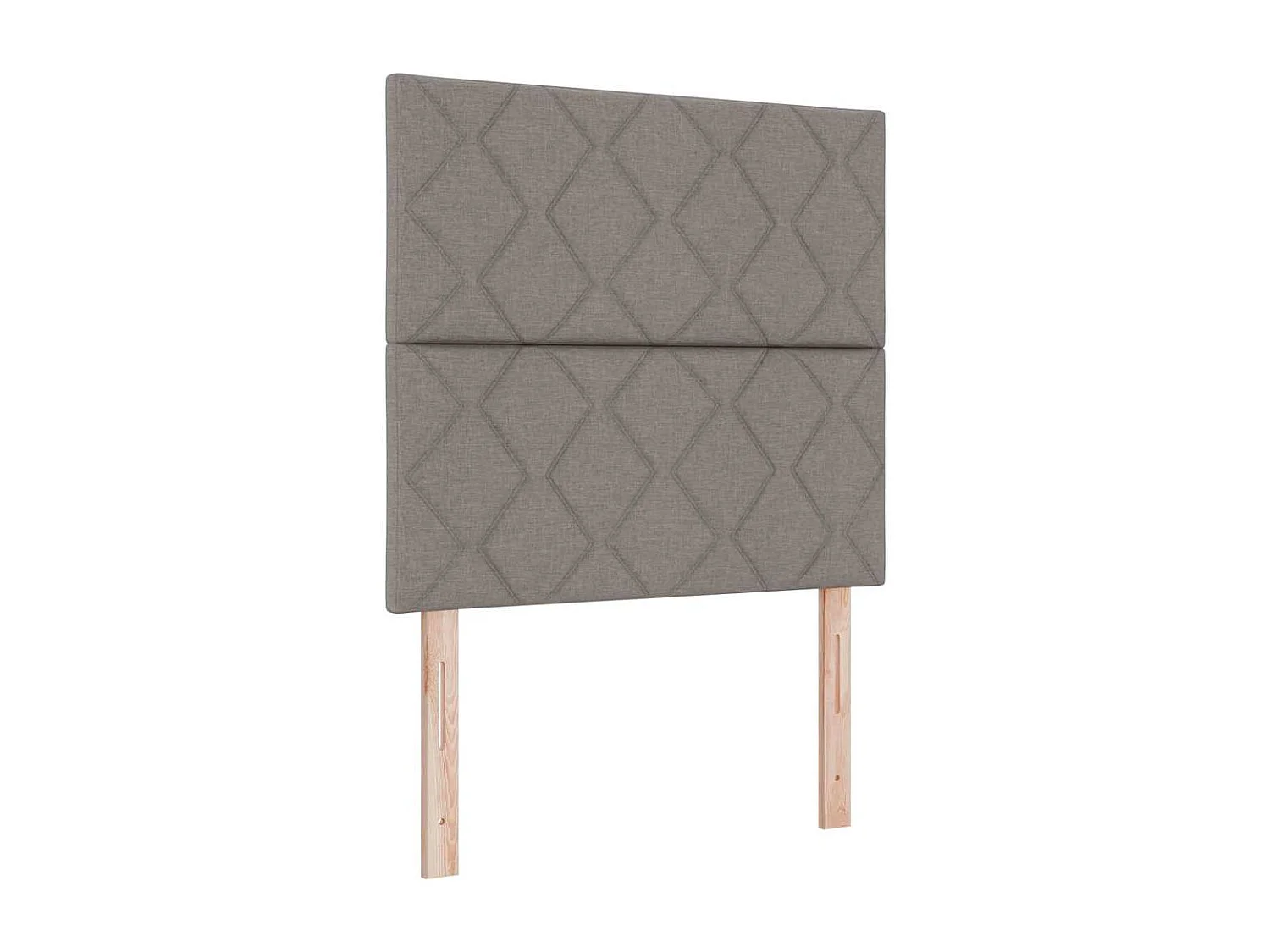 Letto a molle con testiera Talpa 120 x 200 cm Tessuto