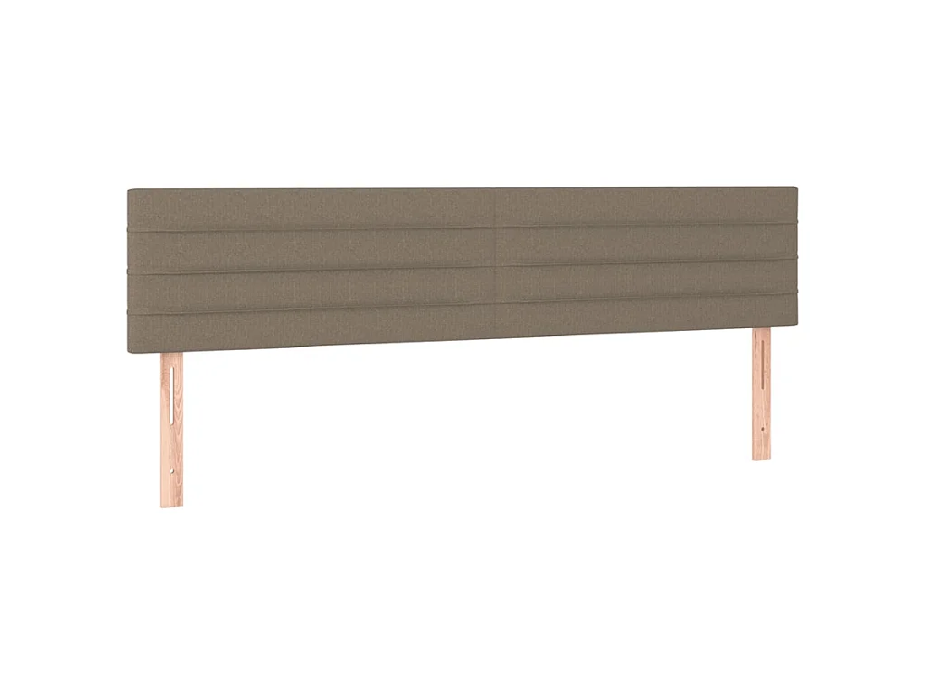 Giroletto a Molle con Materasso Tortora 120x190 cm in Tessuto