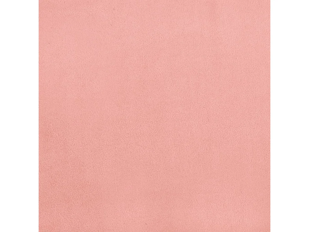 Giroletto a Molle con Materasso Rosa 120x190 cm in Velluto