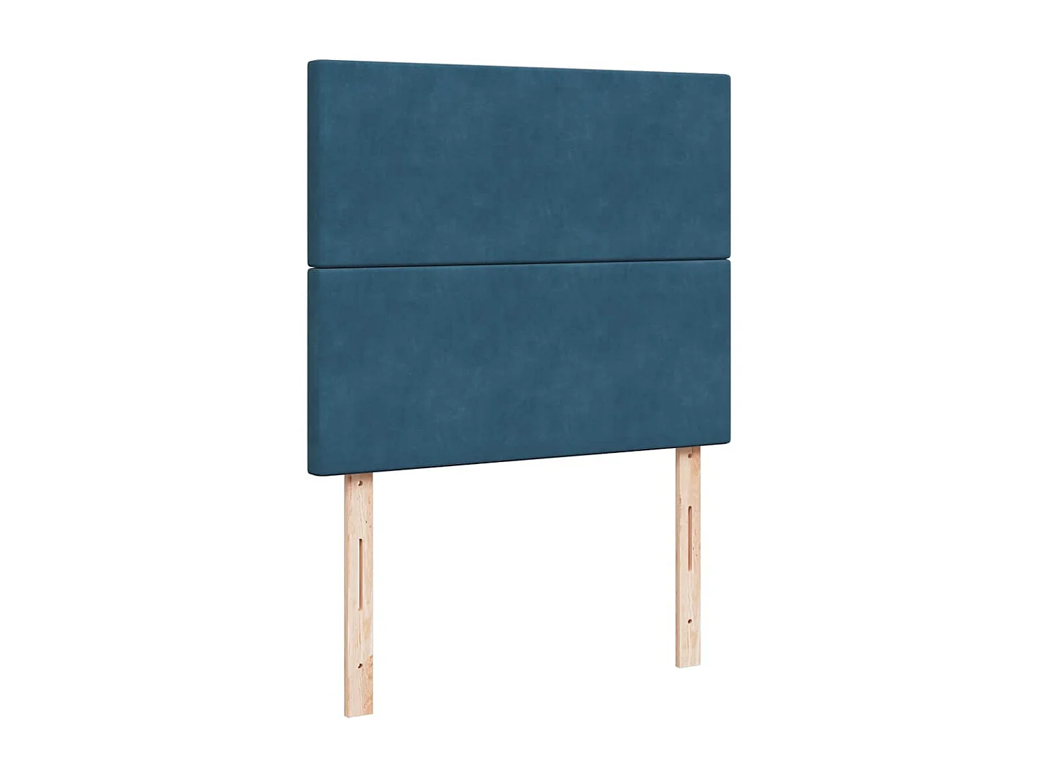 Boxspringbett mit Matratze & LED Dunkelblau 120x190 cm Samt