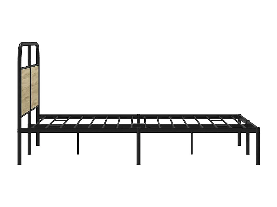 Cadre de lit sans matelas 120x200 cm chêne sonoma