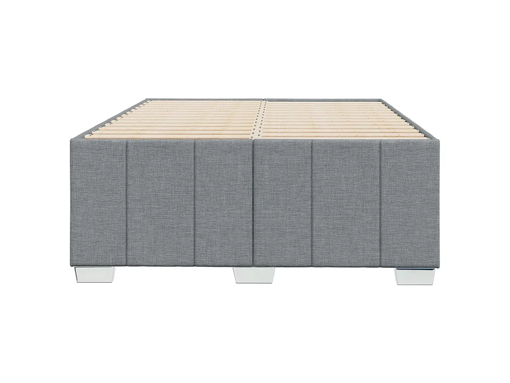 Bedframe zonder matras 120x190 cm stof lichtgrijs