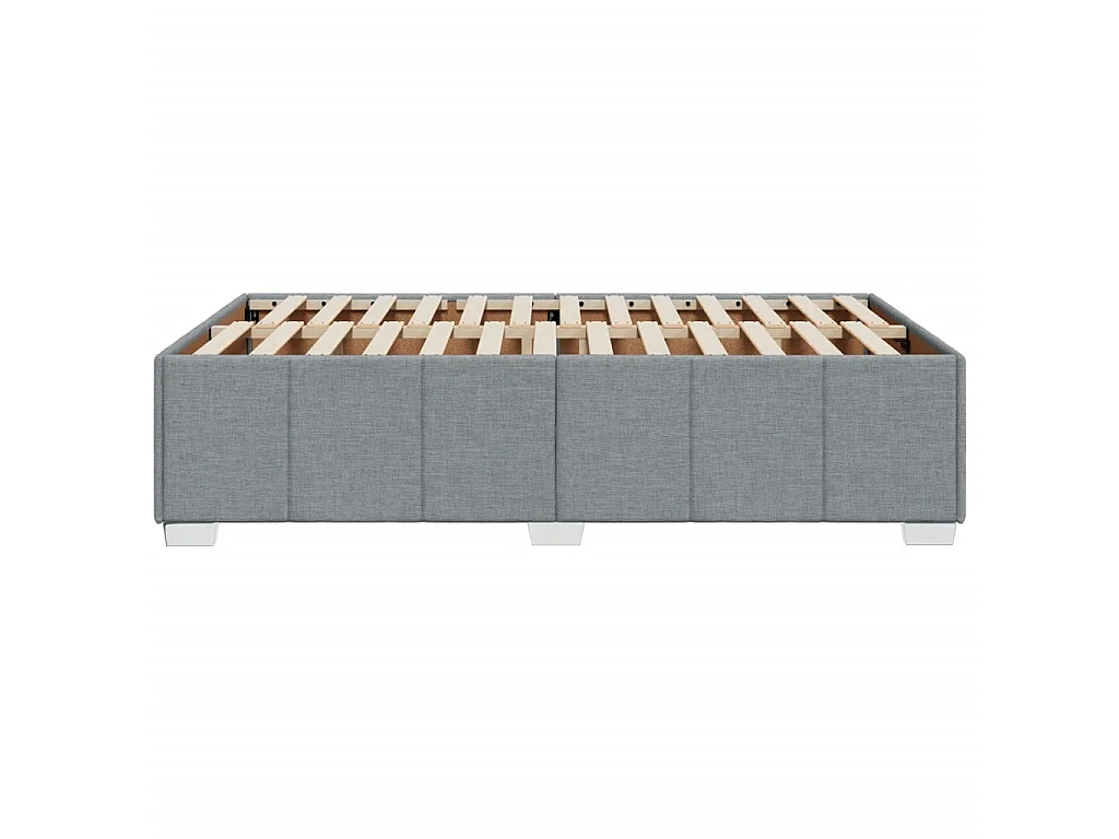 Bedframe zonder matras 120x190 cm stof lichtgrijs