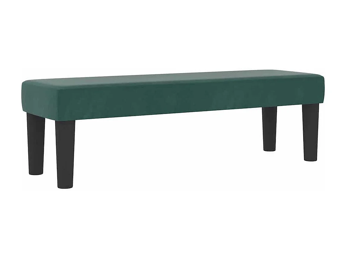 Boxspringbett mit Kopfteil Dunkelgrün 200 x 120 cm Samt