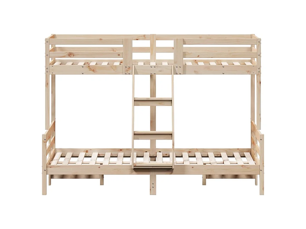 Etagenbett 80x200/120x200 cm Massivholz Kiefer