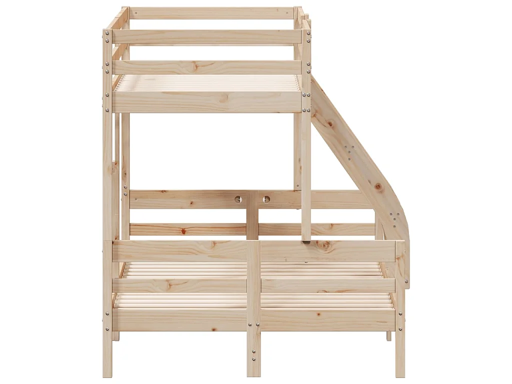 Etagenbett 80x200/120x200 cm Massivholz Kiefer