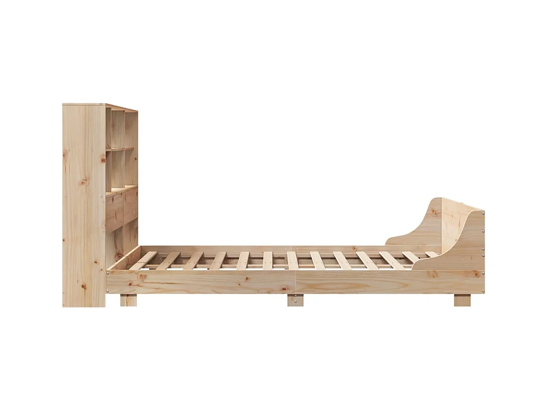 Cadre de lit sans matelas 120x200 cm bois de pin massif