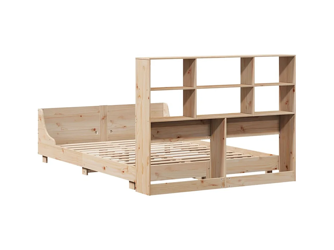 Cadre de lit sans matelas 120x200 cm bois de pin massif