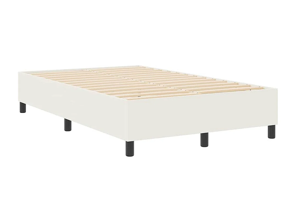 Platform bedframe Crème 120 x 200 cm Stof