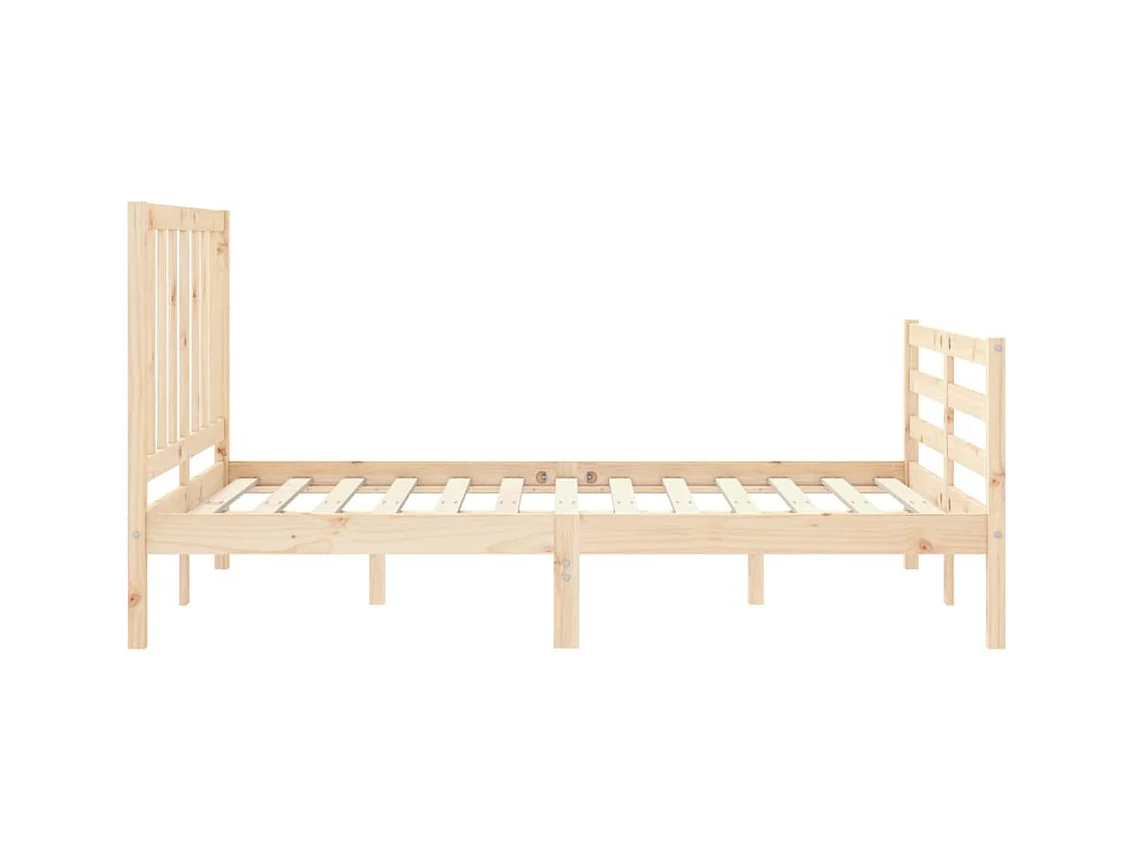 Cadre de lit sans matelas 120x200 cm bois de pin massif