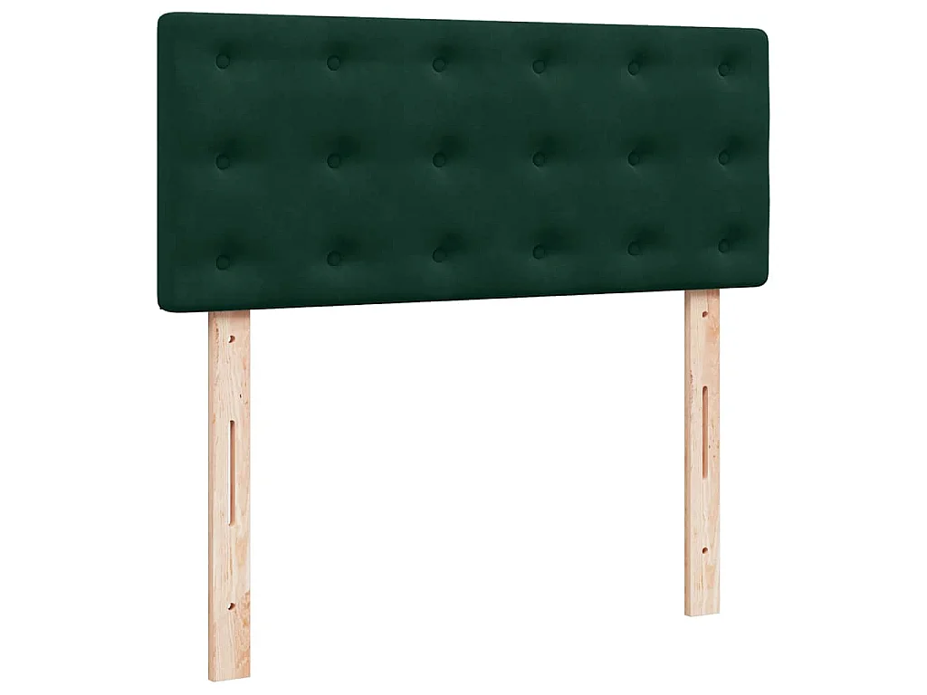 Struttura Letto Pouf con Materasso 120x200 cm Velluto