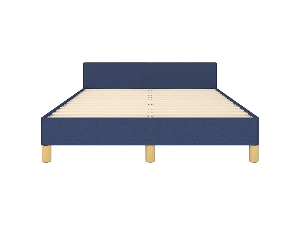 Giroletto senza Materasso Blu 120x190 cm in Tessuto