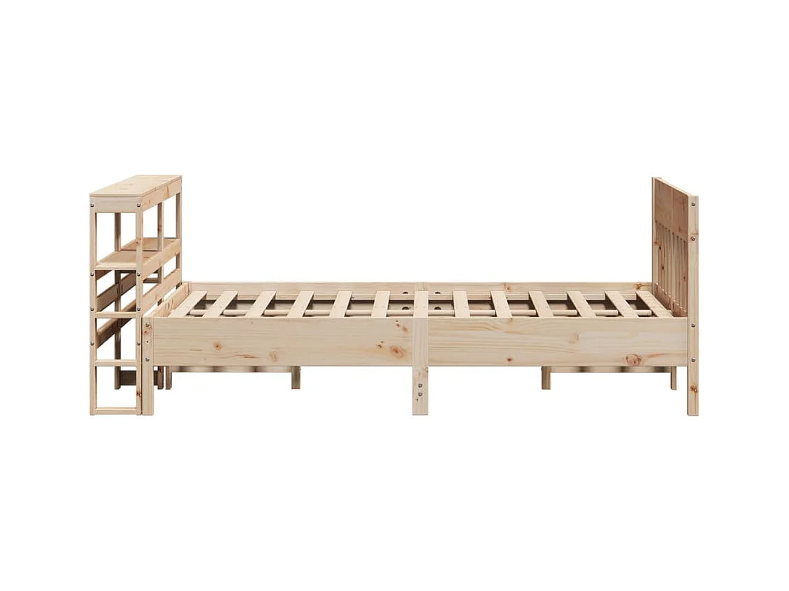 Cadre de lit sans matelas 120x200 cm bois de pin massif