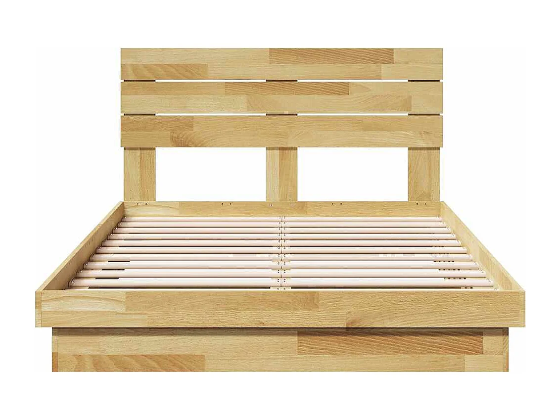 Cadre de lit avec tête de lit sans matelas 120x190 cm