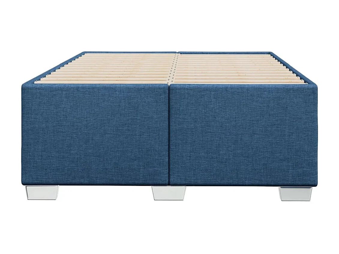 Bedframe zonder matras 120x200 cm stof blauw