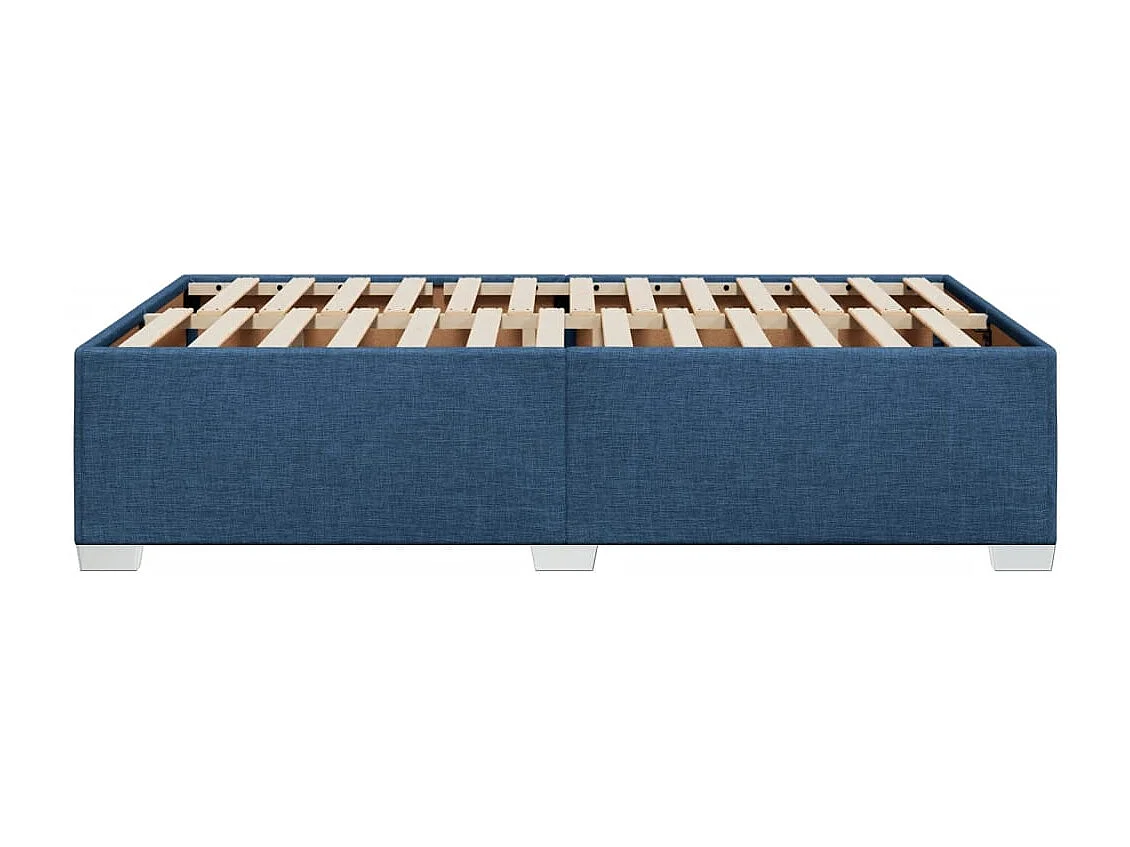 Bedframe zonder matras 120x200 cm stof blauw