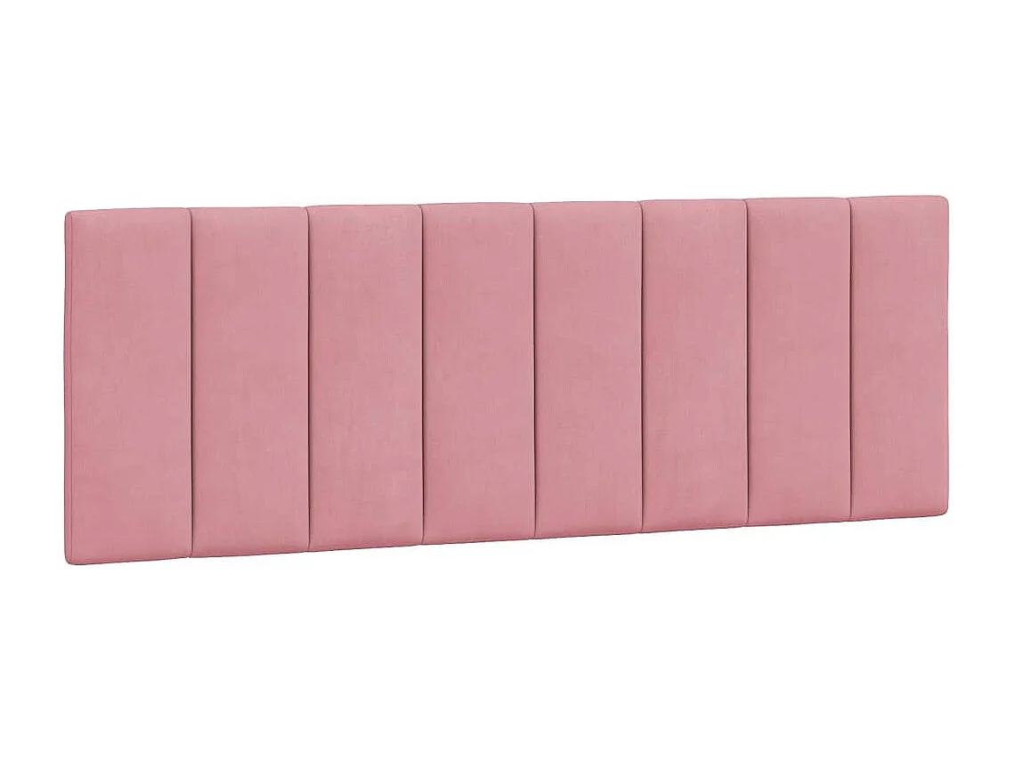 Cadre de lit sans matelas Hanko rose 120x200 cm velours