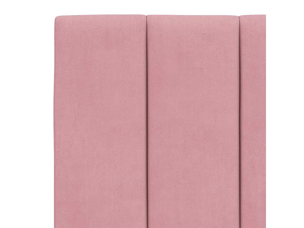 Giroletto senza Materasso Hanko Rosa 120x200 cm in Velluto