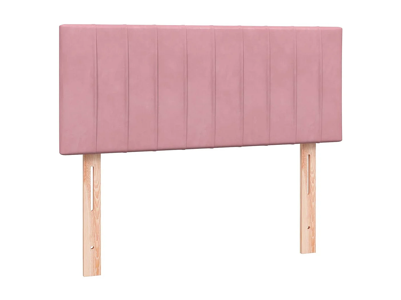 Boxspringbett mit Matratze Rosa 120x220 cm Samt