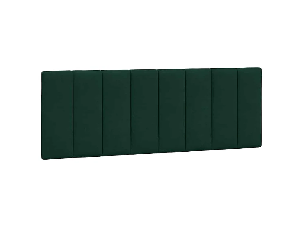 Cadre de lit sans matelas Hanko vert foncé 120x200 cm velours