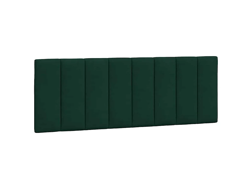 Cadre de lit sans matelas Hanko vert foncé 120x200 cm velours