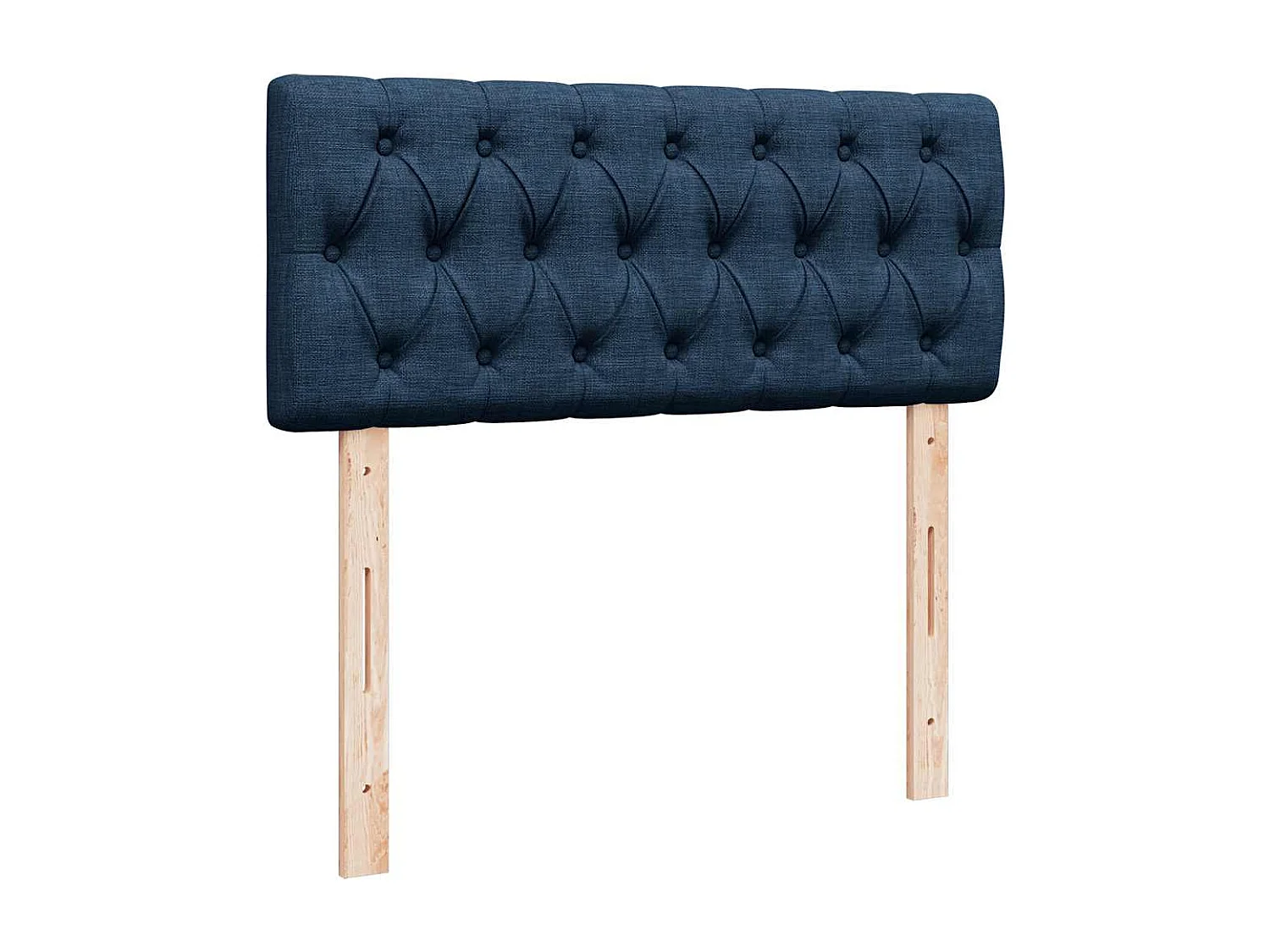 Ottoman-Bett mit Matratze Blau 120x200 cm Stoff