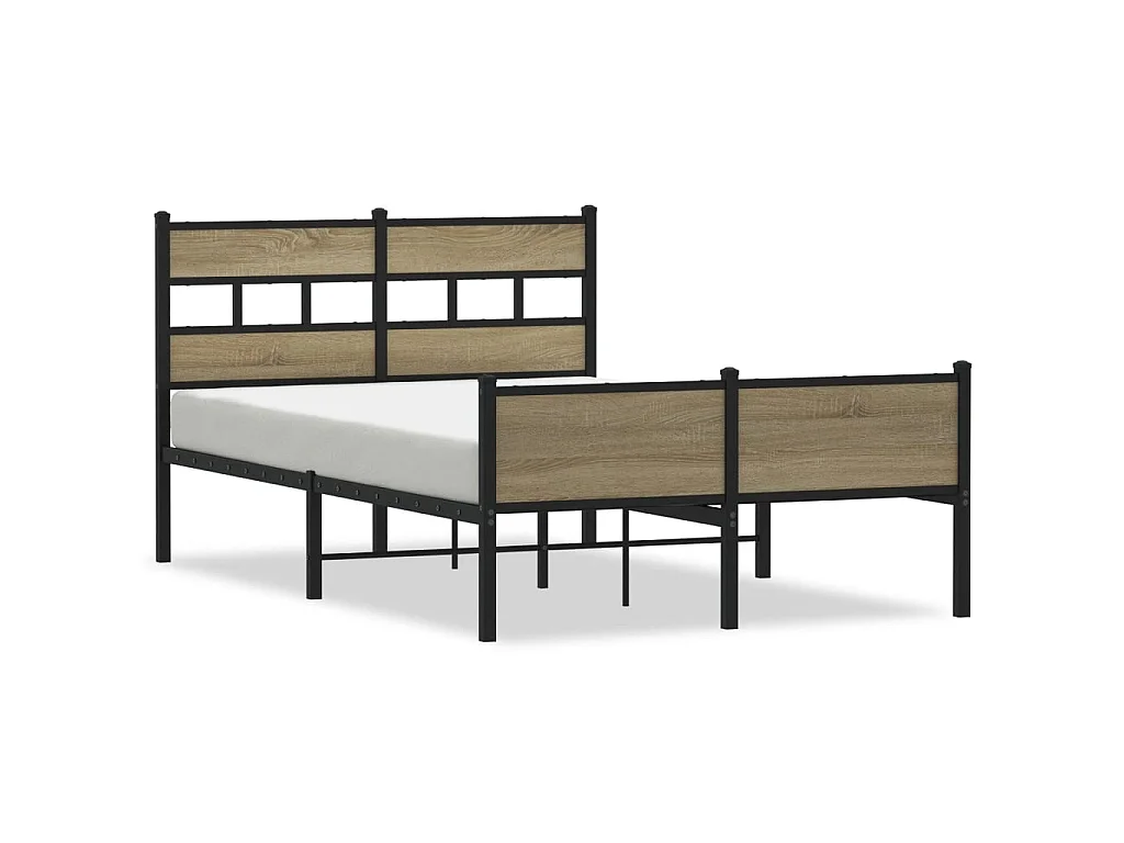 Giroletto senza Materasso Rovere Sonoma 120x200cm in Truciolato