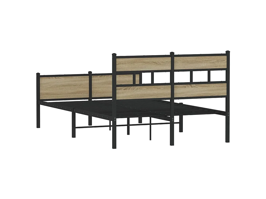 Giroletto senza Materasso Rovere Sonoma 120x200cm in Truciolato