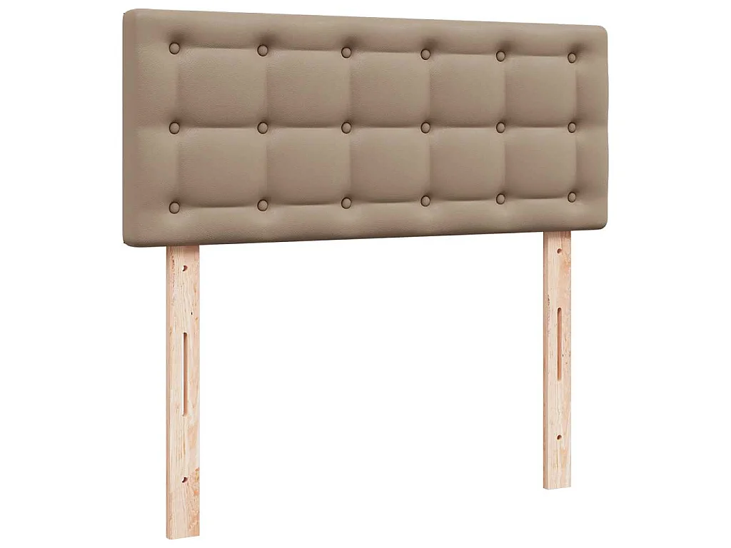 Struttura Letto Pouf con Materasso 120x200 cm Similpelle
