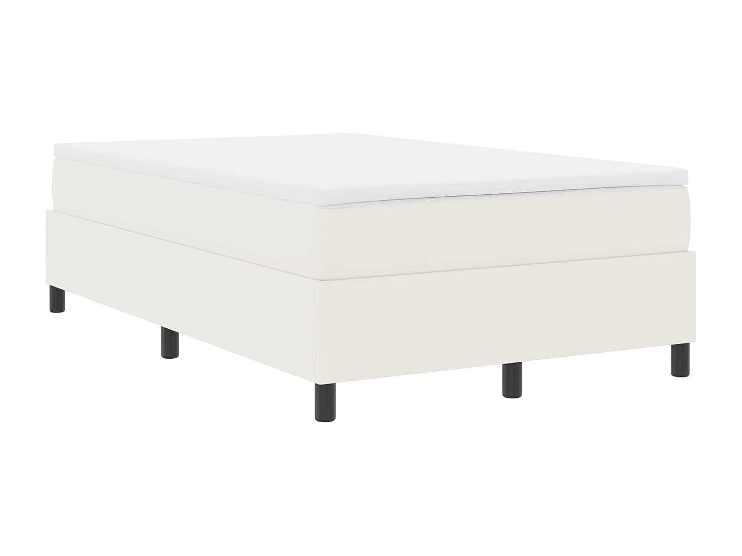 Platform bedframe Crème 120 x 190 cm Stof