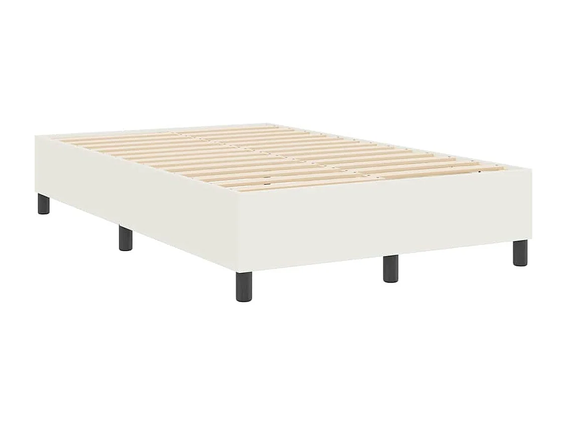 Platform bedframe Crème 120 x 190 cm Stof