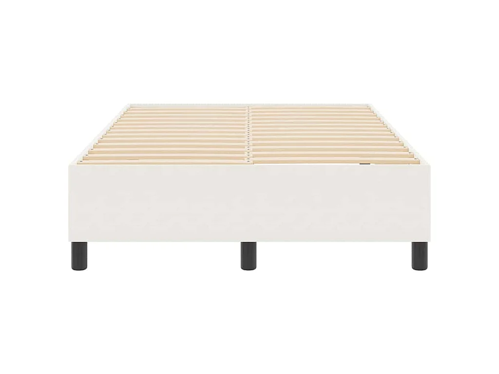 Struttura letto piattaforma Crema 120 x 190 cm Tessuto in Cords