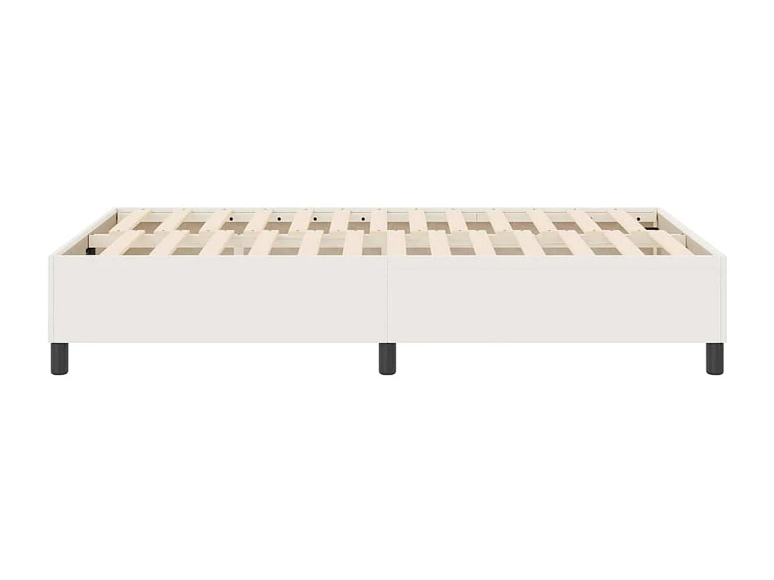 Struttura letto piattaforma Crema 120 x 190 cm Tessuto in Cords