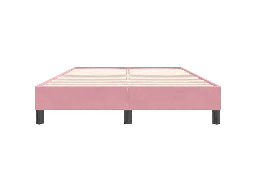 Bedframe zonder matras 120x220 cm fluweel roze