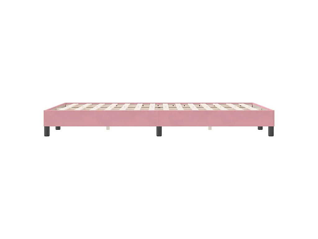 Bedframe zonder matras 120x220 cm fluweel roze
