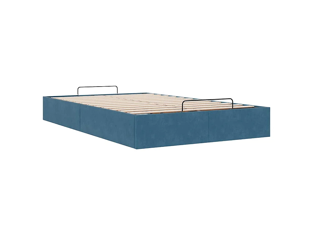 Struttura Letto Pouf Senza Materasso 120x190 cm Velluto