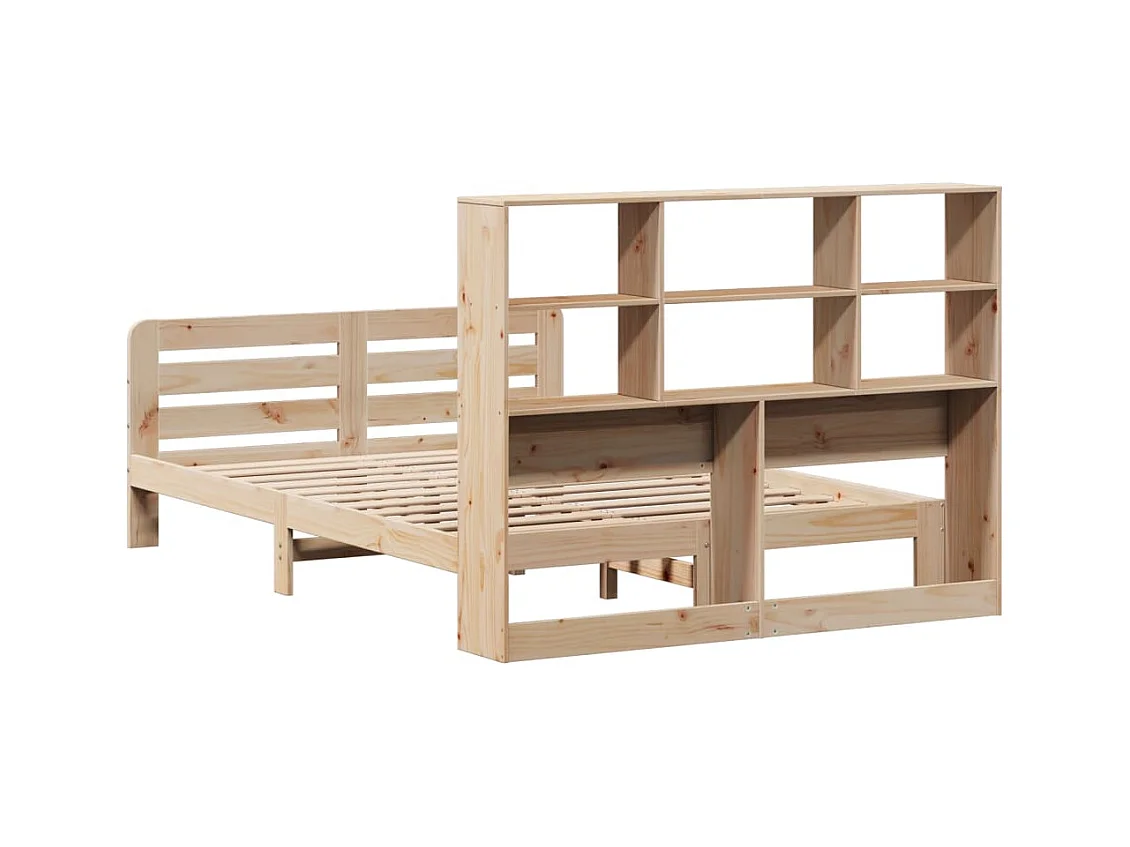 Cadre de lit sans matelas 120x200 cm bois de pin massif
