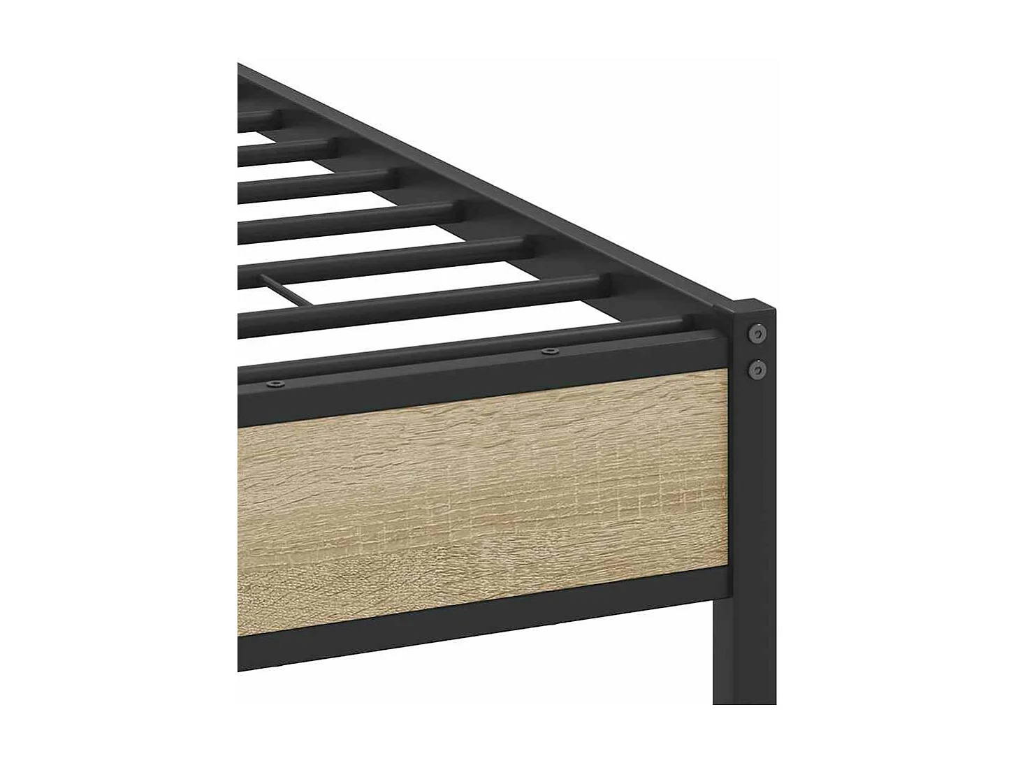 Cadre de lit sans matelas chêne sonoma 120x190 cm