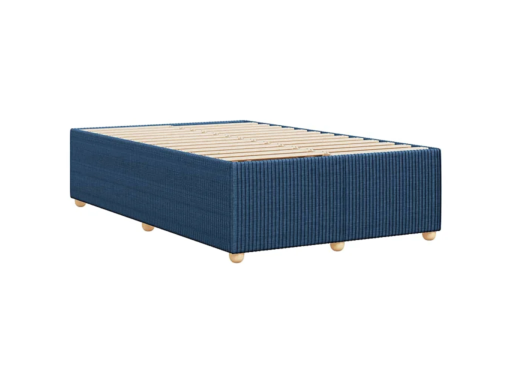 Bedframe zonder matras 120x190 cm stof blauw