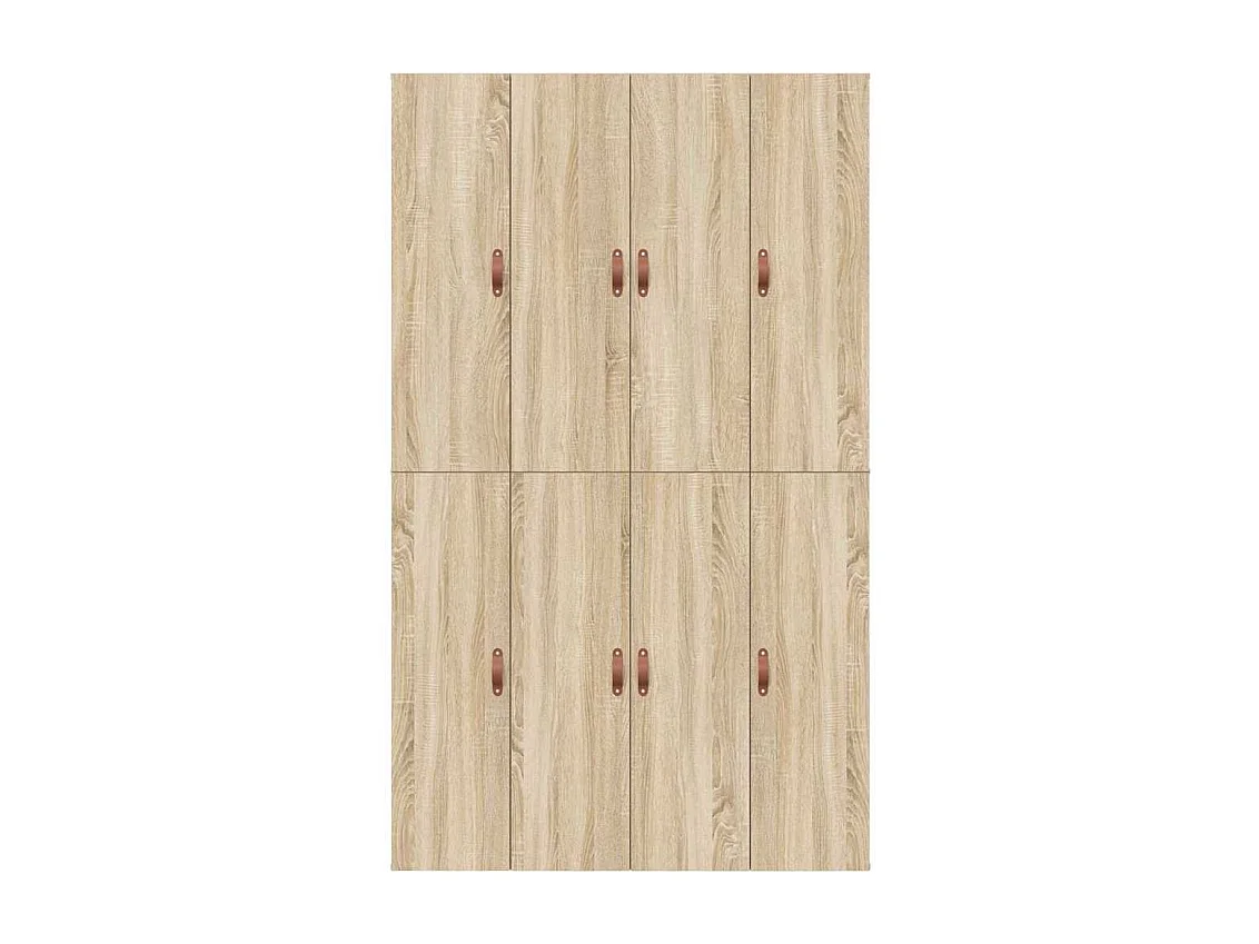 Cadre de lit avec rangement Chêne Sonoma 120 x 190 cm