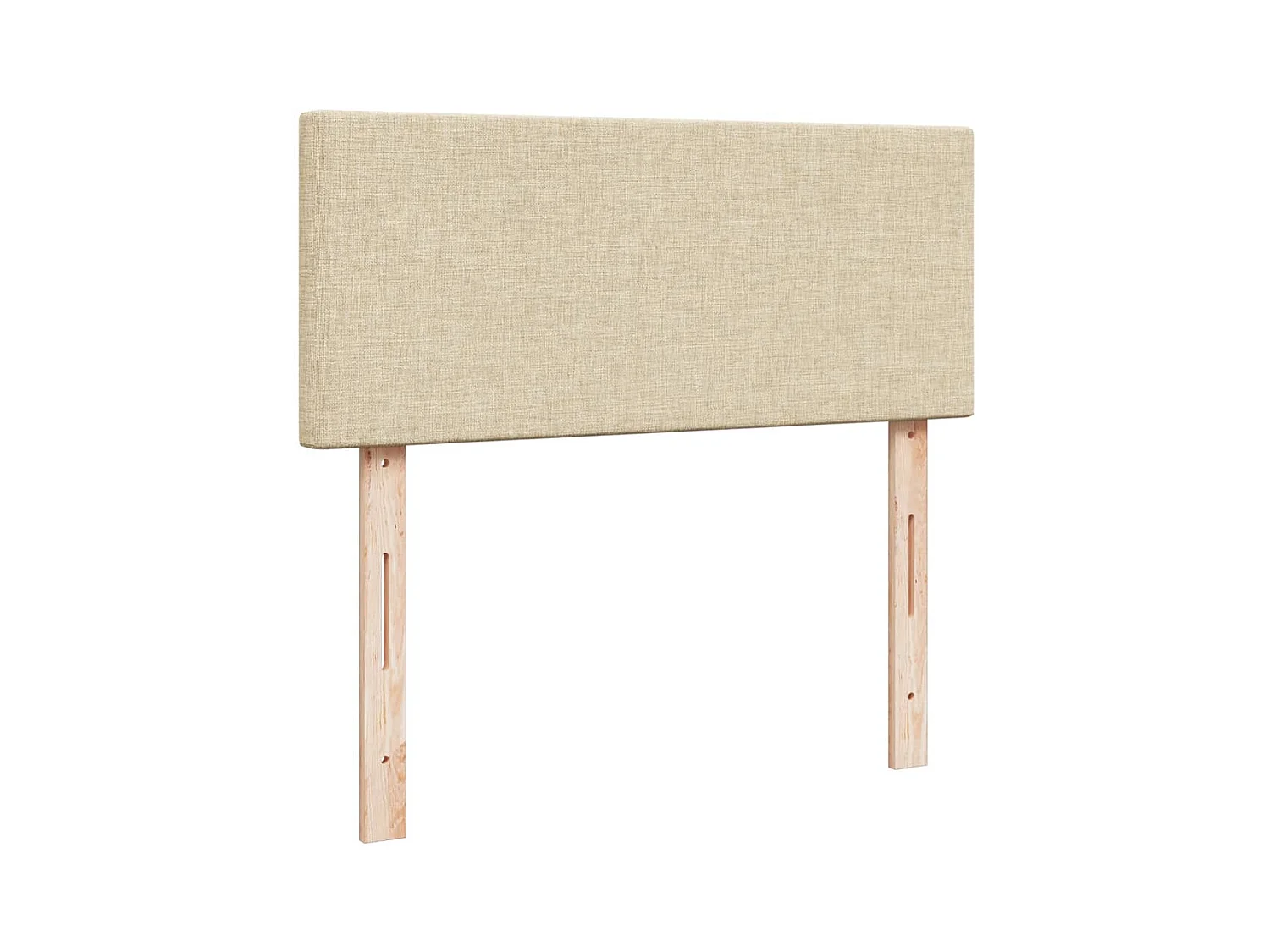Boxspringbett mit Matratze Creme 120x200 cm Stoff